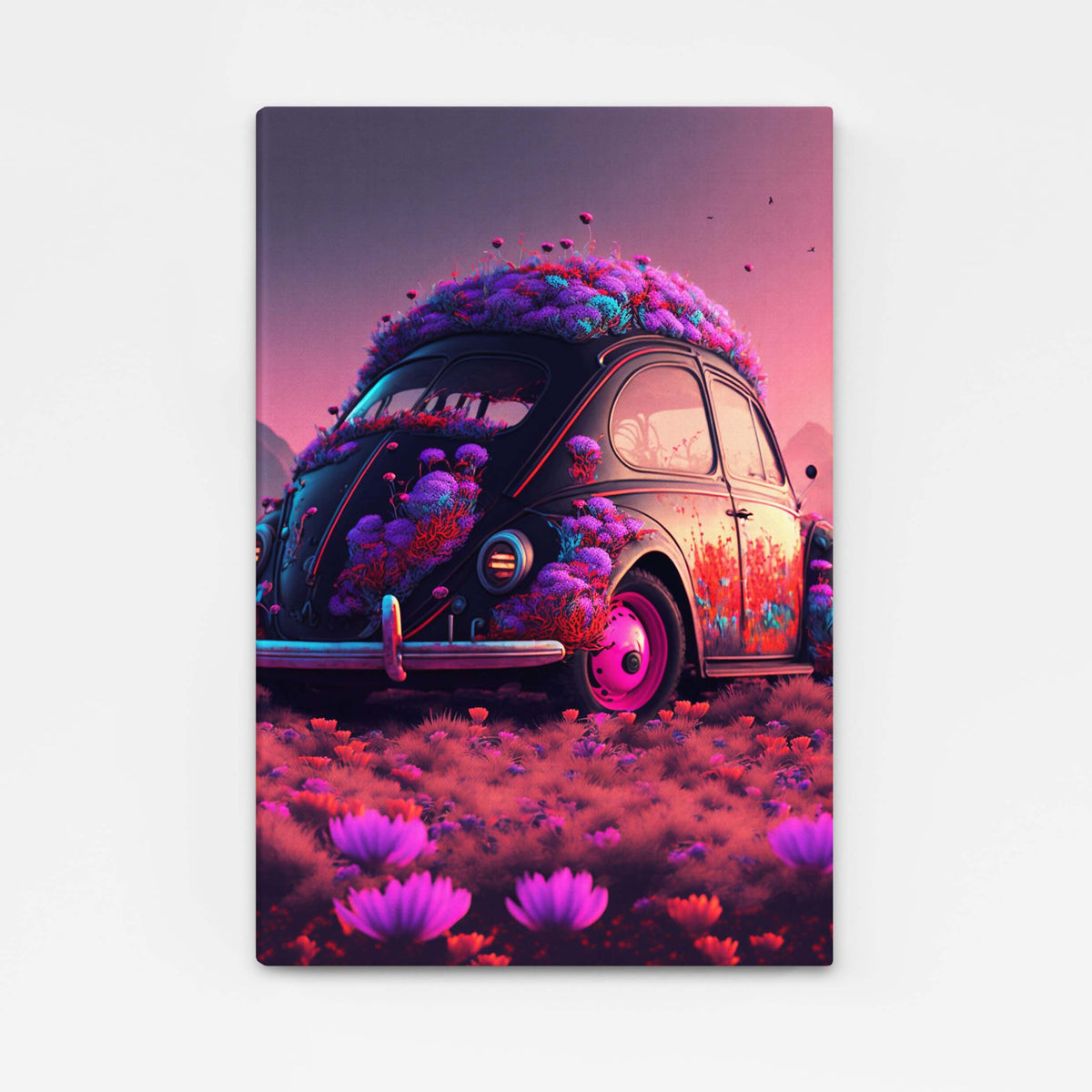 Tableau Voiture Coccinelle TableauDecoModerne