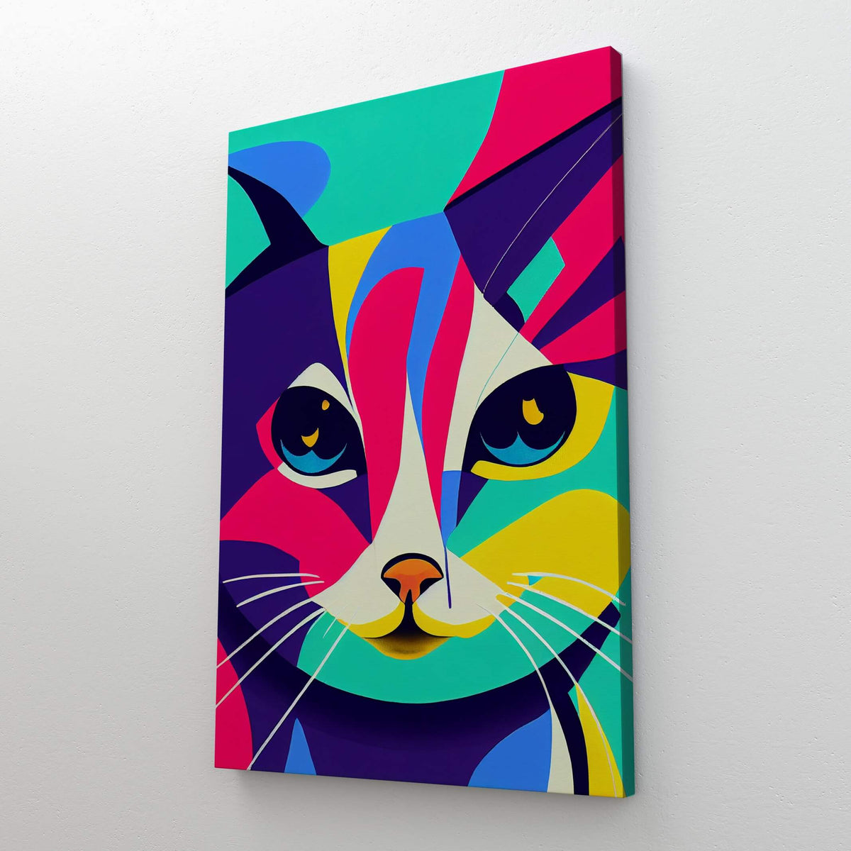 Nous allons réaliser un sublime tableau pop art de votre chat