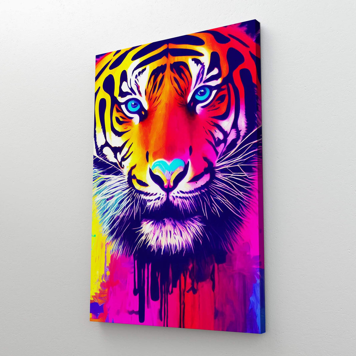 Tableau pop art tigre Couleur multicolore Pier Import