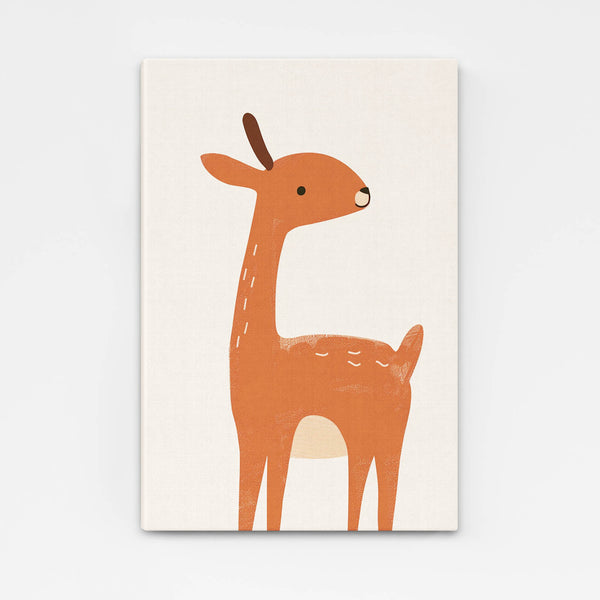 Cerf Tableau Scandinave | TableauDecoModerne®