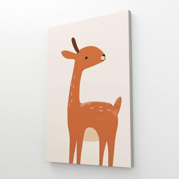 Cerf Tableau Scandinave | TableauDecoModerne®