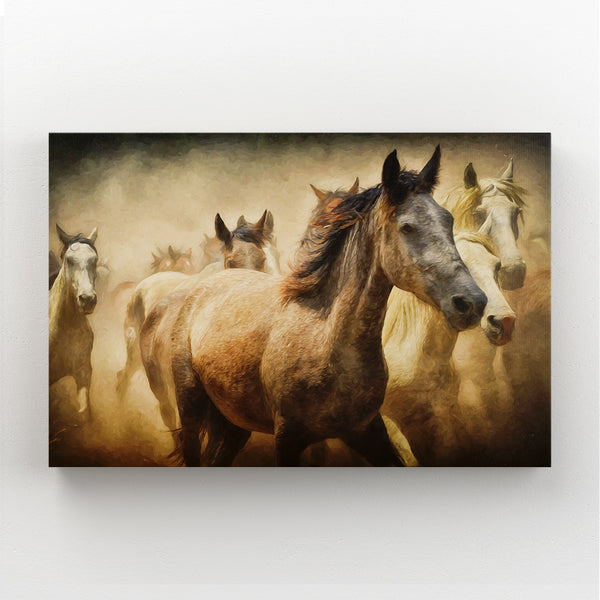 Tableau Chevaux Abstrait | TableauDecoModerne®