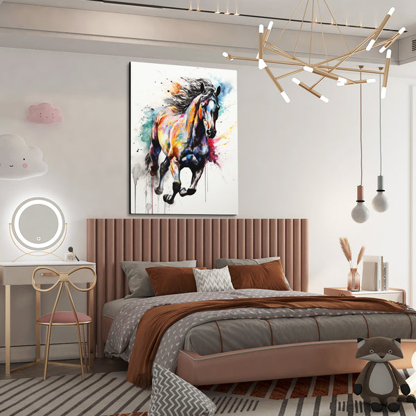 Tableau Coloré Cheval | TableauDecoModerne®