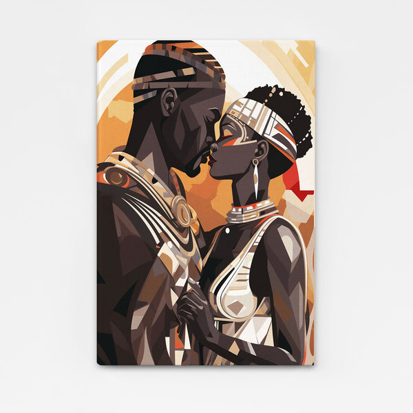 Tableau Couple Africain | TableauDecoModerne®