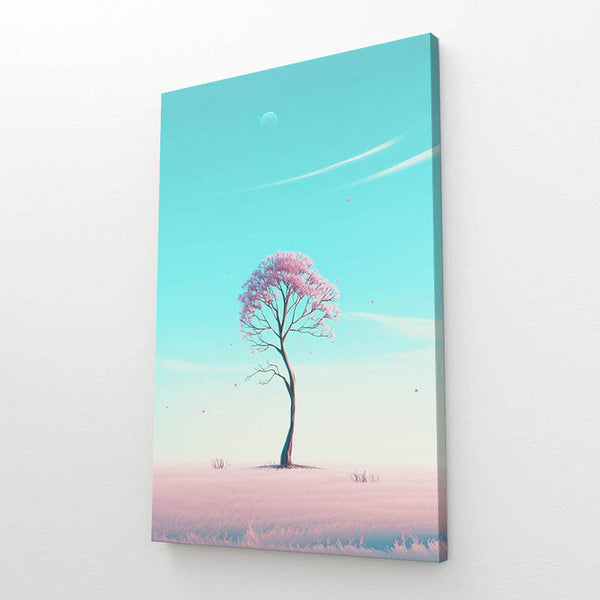 Tableau Minimaliste Arbre Rose | TableauDecoModerne®