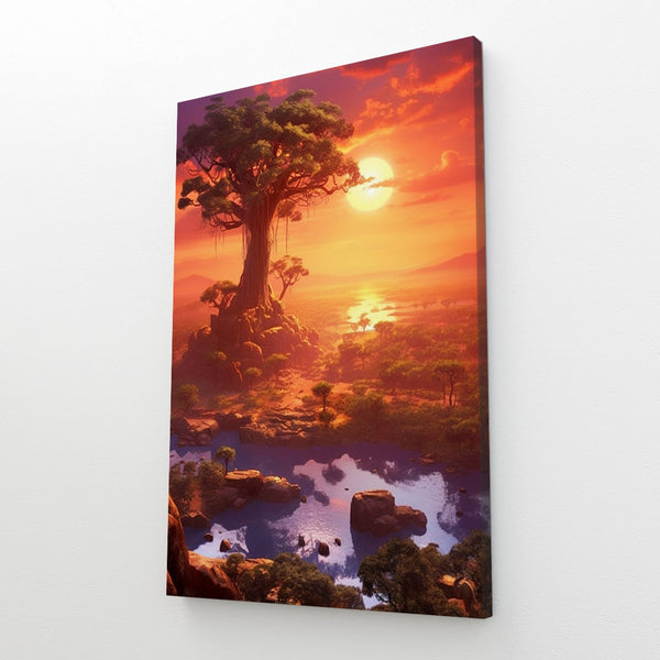 Tableau Paysage Soleil | TableauDecoModerne®