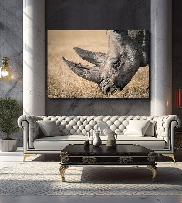 Tableau Rhinocéros Afrique | TableauDecoModerne®