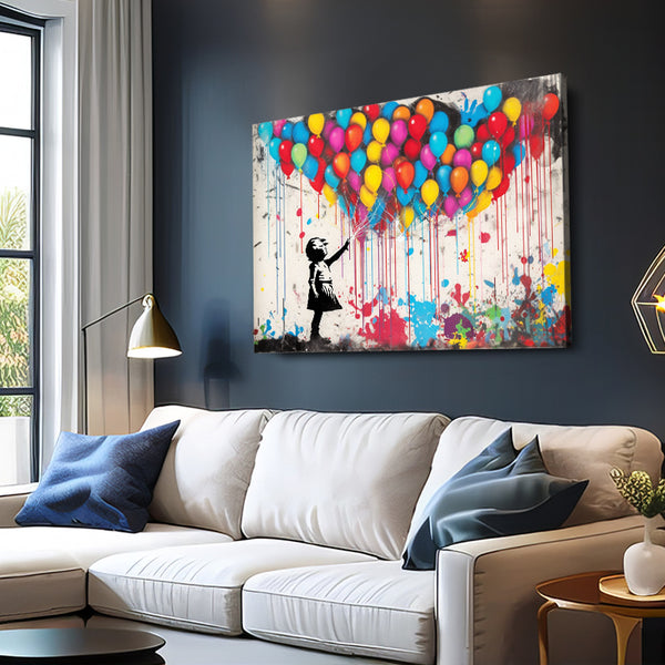 Tableau Street Art Ballon | TableauDecoModerne®