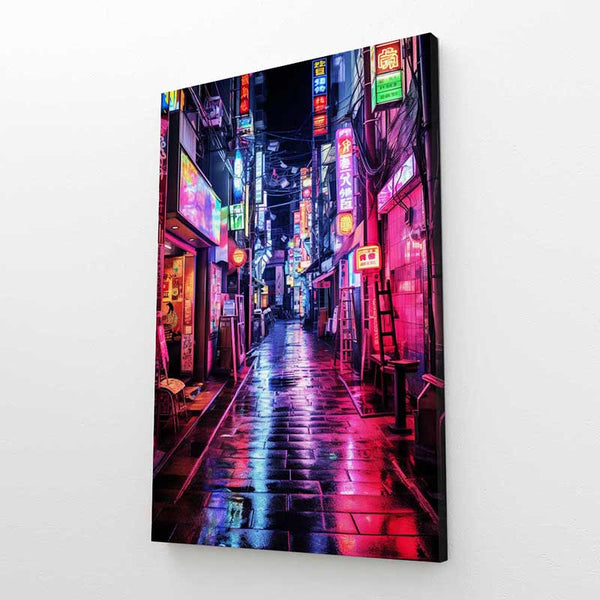 Tableau Ville Cyberpunk | TableauDecoModerne®