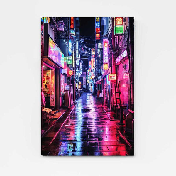 Tableau Ville Cyberpunk | TableauDecoModerne®