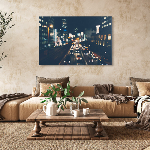 Tableau Ville de Nuit | TableauDecoModerne®