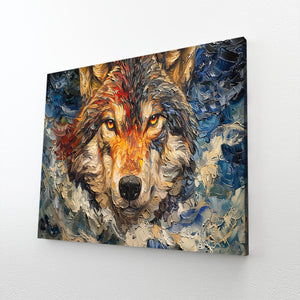 Tableau Loup Ardent | TableauDecoModerne®