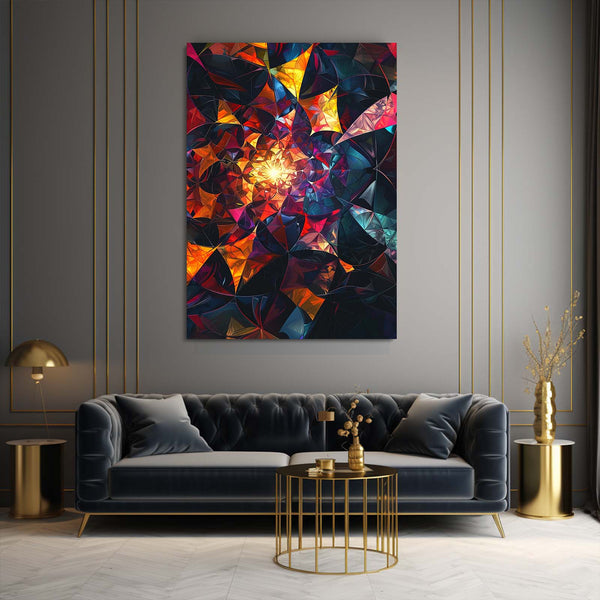 Tableau Geometrique Cosmos | TableauDecoModerne®