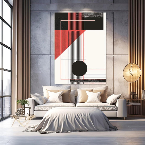  Abstraction Moderne Tableau Geometrique | TableauDecoModerne®