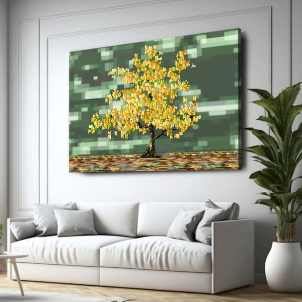 Arbre Doré Tableau | TableauDecoModerne®