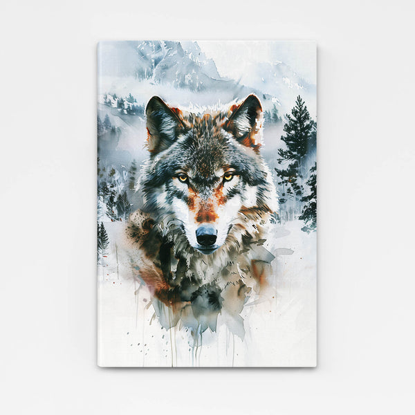 Arctique Tableau Loup | TableauDecoModerne®