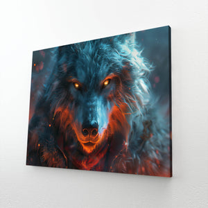 Ardente Tableau Loup | TableauDecoModerne®