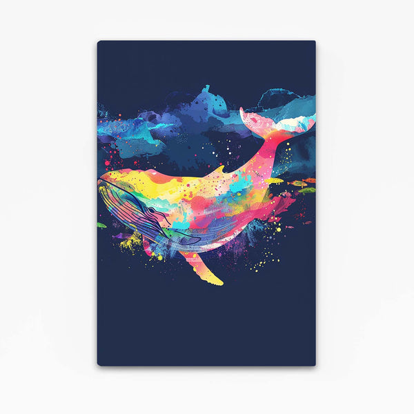 Baleine Abstraite Tableau | TableauDecoModerne®