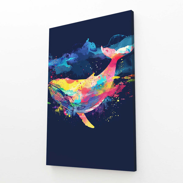 Baleine Abstraite Tableau | TableauDecoModerne®