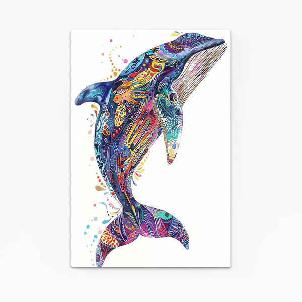 Baleine Ethnique Tableau | TableauDecoModerne®