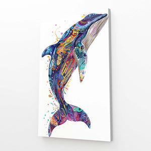 Baleine Ethnique Tableau | TableauDecoModerne®