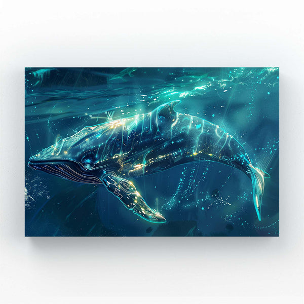 Baleine Lumineuse Tableau | TableauDecoModerne®