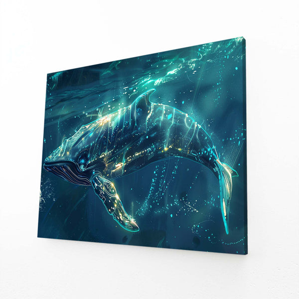 Baleine Lumineuse Tableau | TableauDecoModerne®