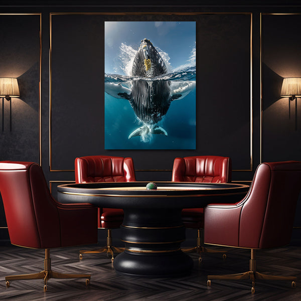 Baleine Majestueuse Tableau Moderne | TableauDecoModerne®