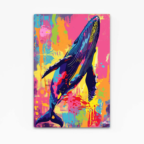 Baleine Pop Art Tableau | TableauDecoModerne®