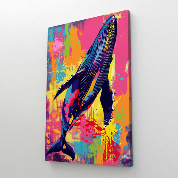 Baleine Pop Art Tableau | TableauDecoModerne®