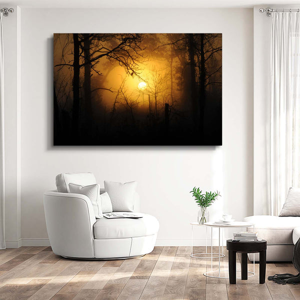 Brume Dorée Tableau | TableauDecoModerne®