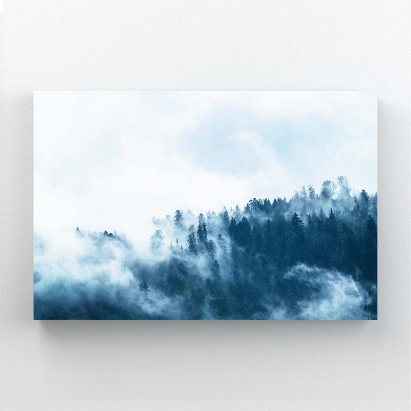 Brume Forêt Tableau Arbre | TableauDecoModerne®