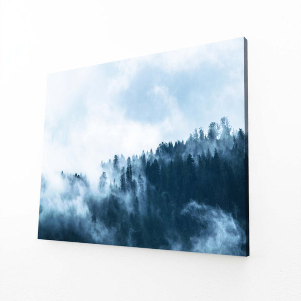 Brume Forêt Tableau Arbre | TableauDecoModerne®