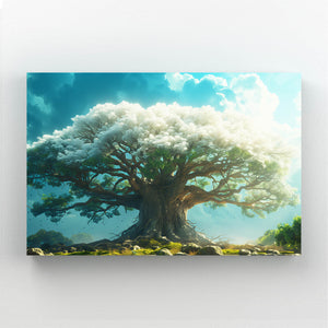 Céleste Tableau Arbre | TableauDecoModerne®