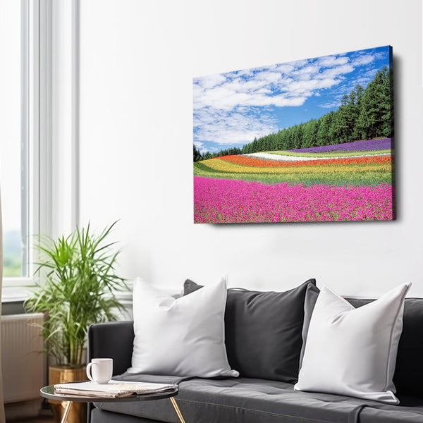 Champ Fleuri Tableau Paysage | TableauDecoModerne®