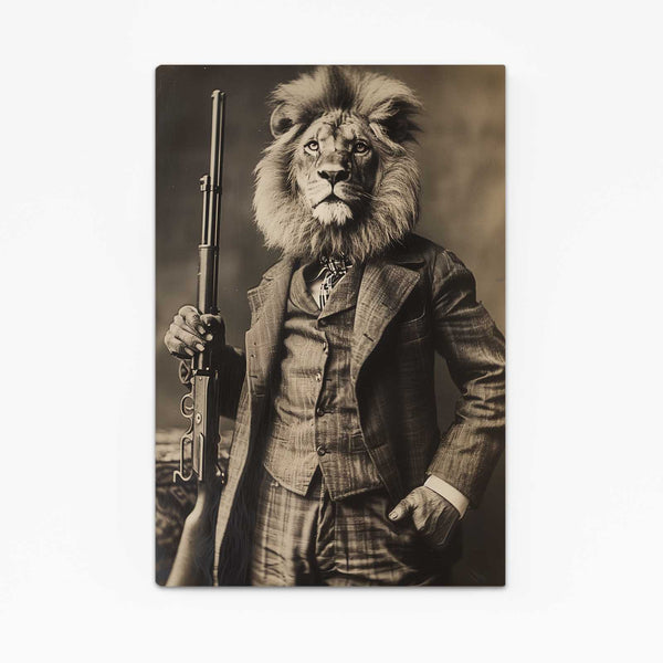 Chasseur Royal Tableau Lion | TableauDecoModerne®