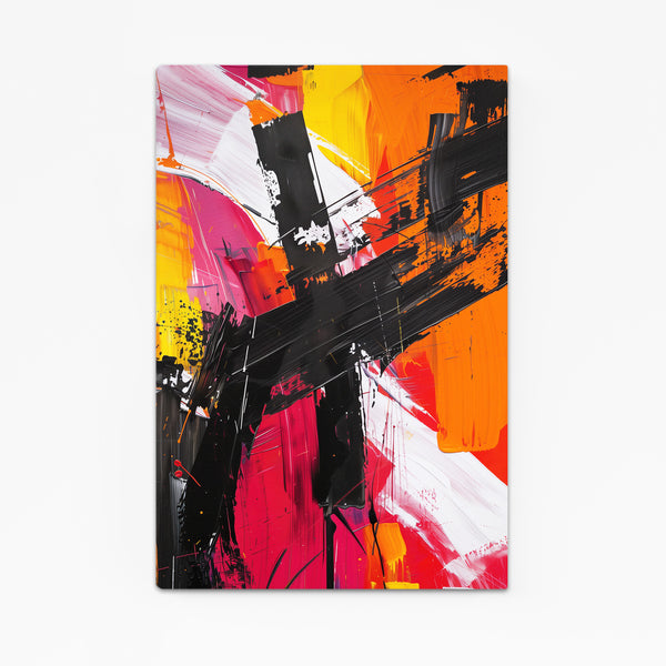 Choc Vibrant Tableau Abstrait | TableauDecoModerne®