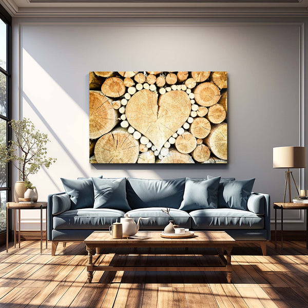 Cœur de Bois Tableau Arbre | TableauDecoModerne®