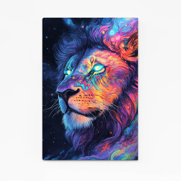 Cosmos Vibrant Tableau Lion