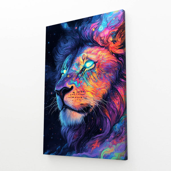 Cosmos Vibrant Tableau Lion