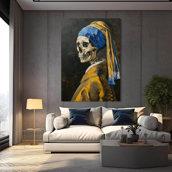 Crâne et Turban Tableau Tete De Mort | TableauDecoModerne®