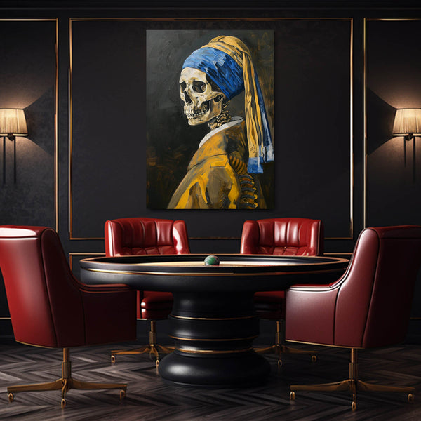 Crâne et Turban Tableau Tete De Mort | TableauDecoModerne®