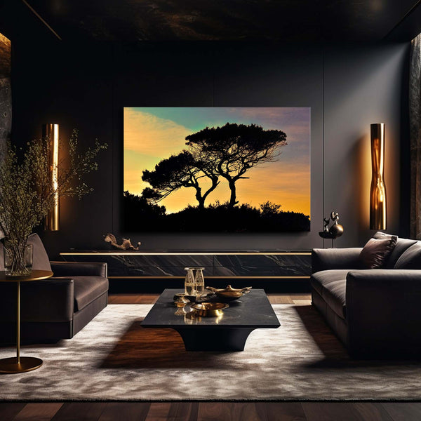 Crépuscule Doré Tableau | TableauDecoModerne®