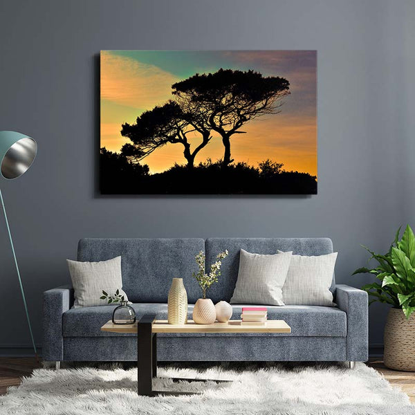 Crépuscule Doré Tableau | TableauDecoModerne®