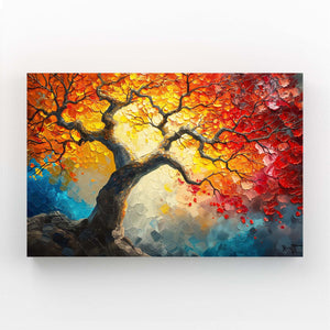 de Feu Tableau Arbre | TableauDecoModerne®