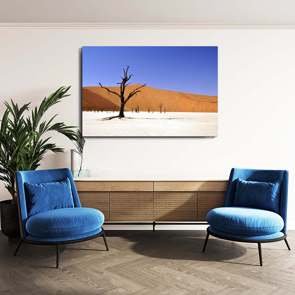 Désert Solitaire Tableau Arbre | TableauDecoModerne®