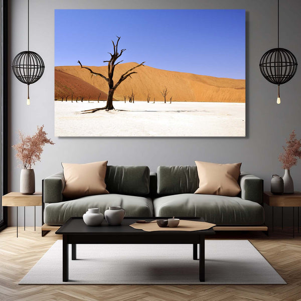 Désert Solitaire Tableau Arbre | TableauDecoModerne®