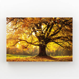 Doré Automne Tableau Arbre | TableauDecoModerne®