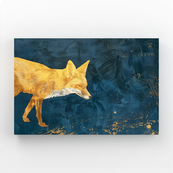 Doré Tableau Renard | TableauDecoModerne®