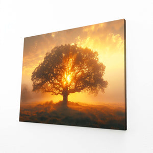 Éclat Doré Tableau Arbre | TableauDecoModerne®